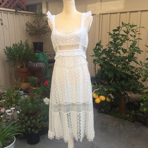 For Love and Lemons Gabrielle midi dress